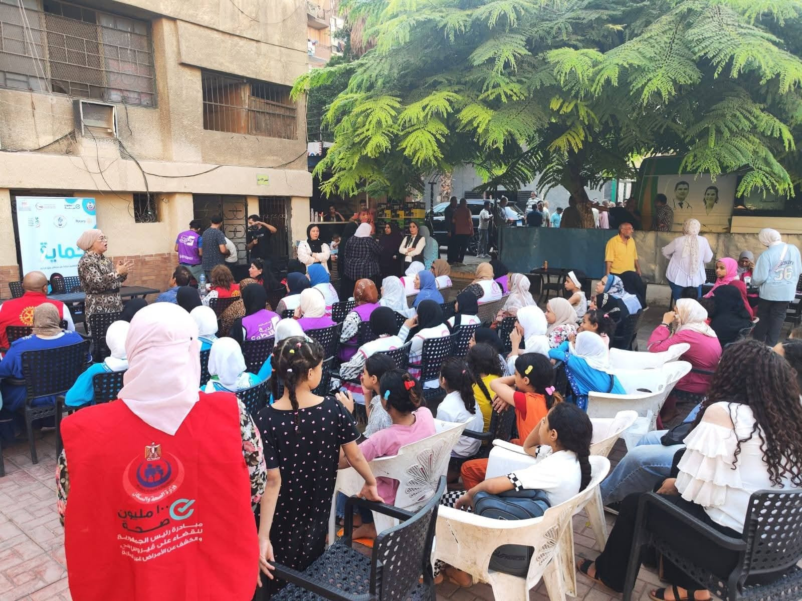 مبادرات "100 مليون صحة" تواصل فعاليات حملة "حماية" داخل مراكز الشباب بالقاهرة للوقاية من سرطان عنق الرحم.